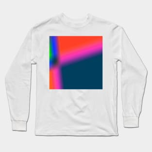 red blue abstract texture background pattern Long Sleeve T-Shirt